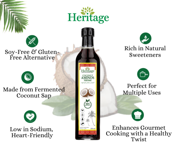 Coconut Aminos Teriyaki 250ml - Image 2