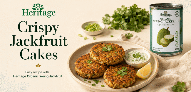 Crispy Jackfruit Cakes with Heritage Organic Young Jackfruit
