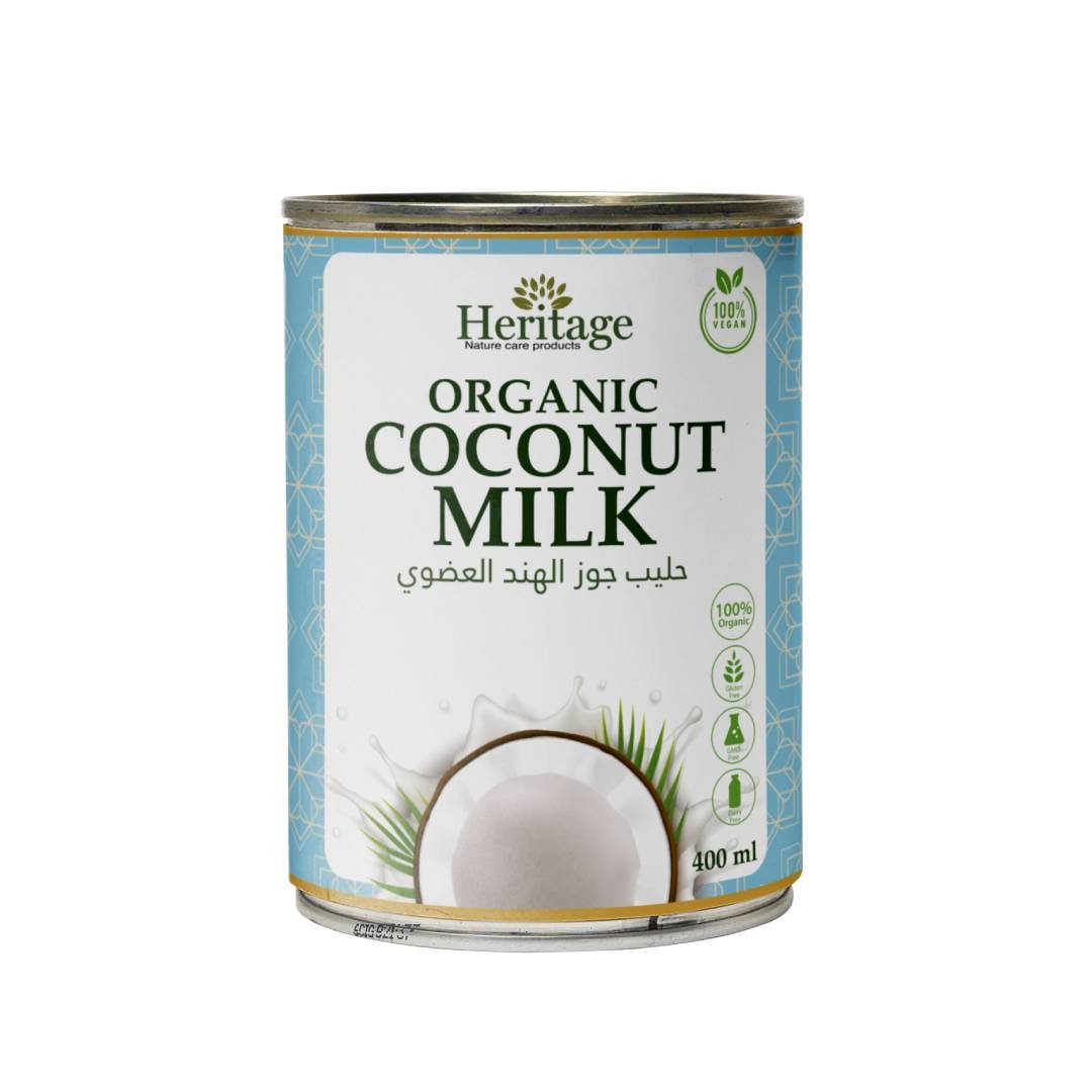 Heritage Organic Coconut Milk 400ml can