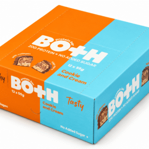 BOTH Cookie and Cream Protein Bar – 20 g Protein, 12 × 55 g